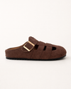 Chocolate Woven Clog