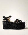 Sandália Black Wedge – Natural Bold