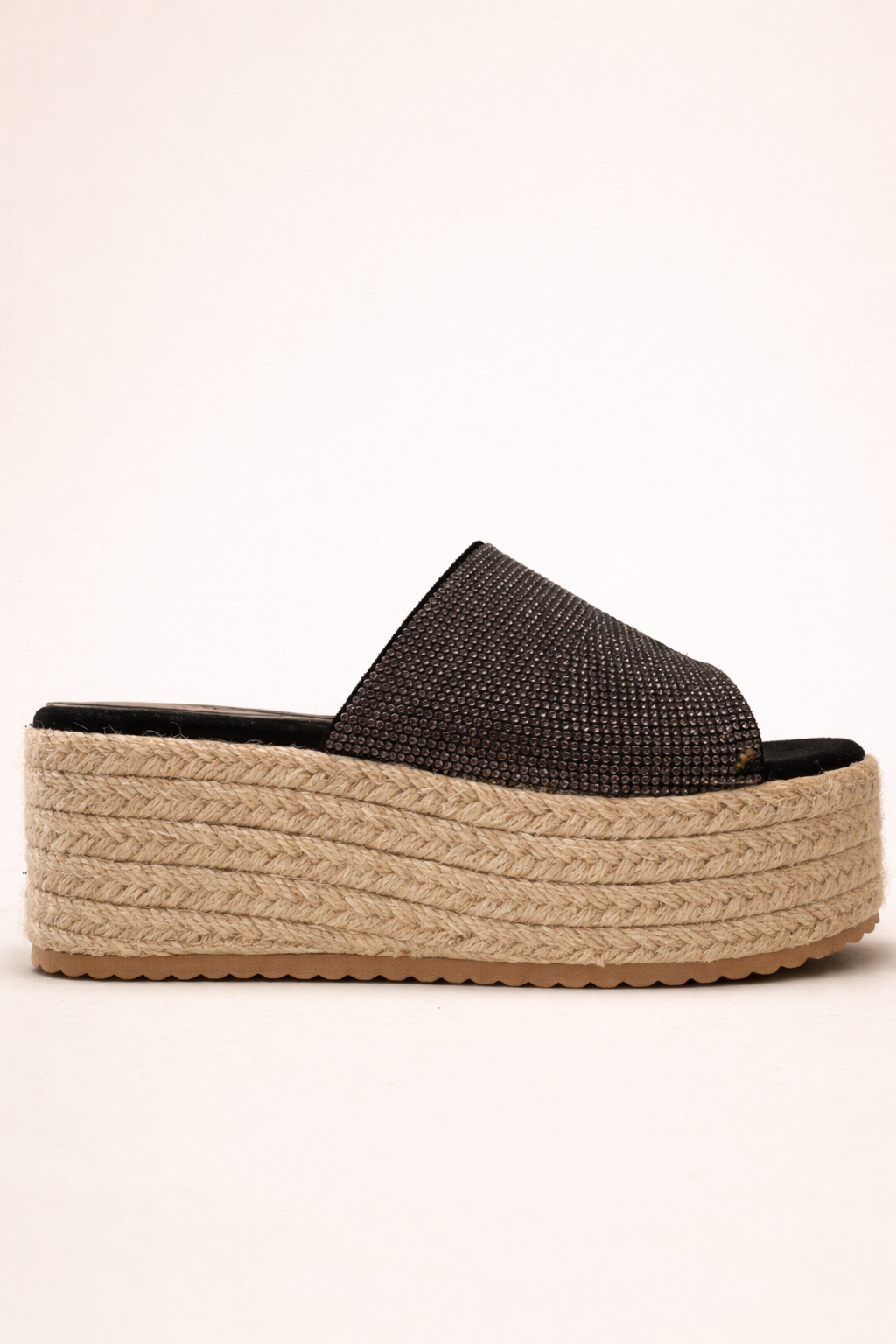 Crystal Platform Mule – Espadrille Base