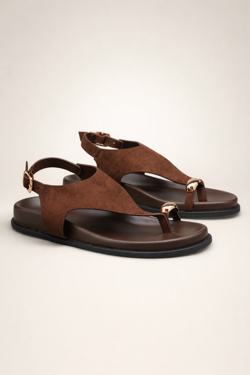 Golden Touch Sandal – Chocolate Luxe