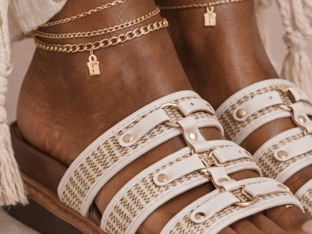 Ivory Weave Sandal – Natural Beige