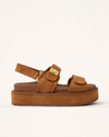 Caramel Suede Platform