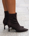 Espresso Block Heel Boots