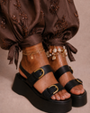 Sandália Plataforma Essence Black