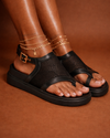 Urban Mesh Sandal – Black