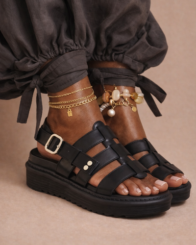 Sandalia Urban Cage – Negro
