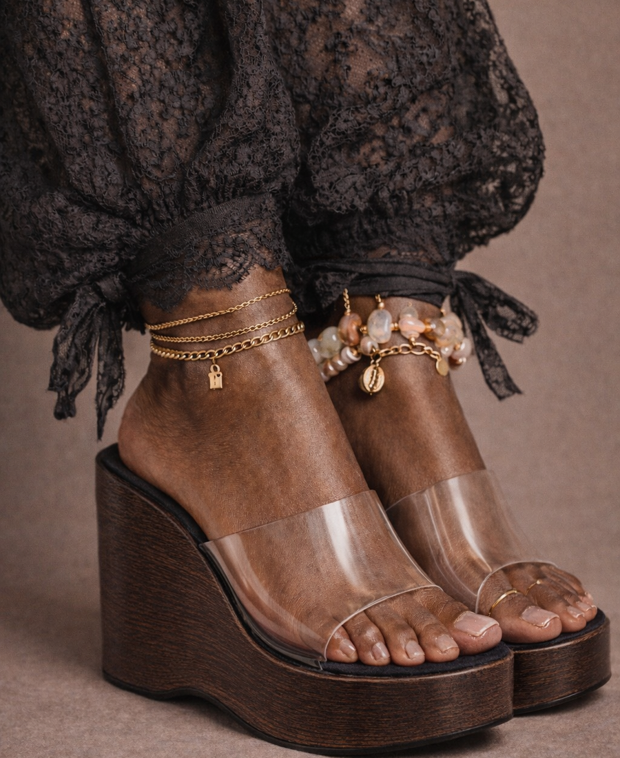 Clear Muse Wedge – Black