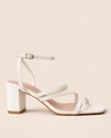 Sandalia Blanca Clean Block