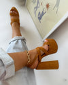 Sandalia Daphene Camel