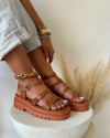 Sandalia Dery Camel