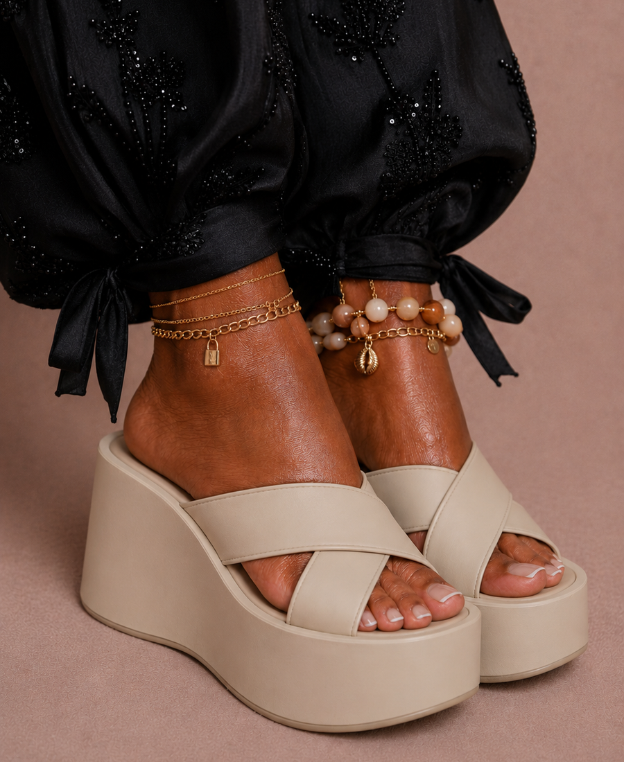 Eclipse Nude Wedge