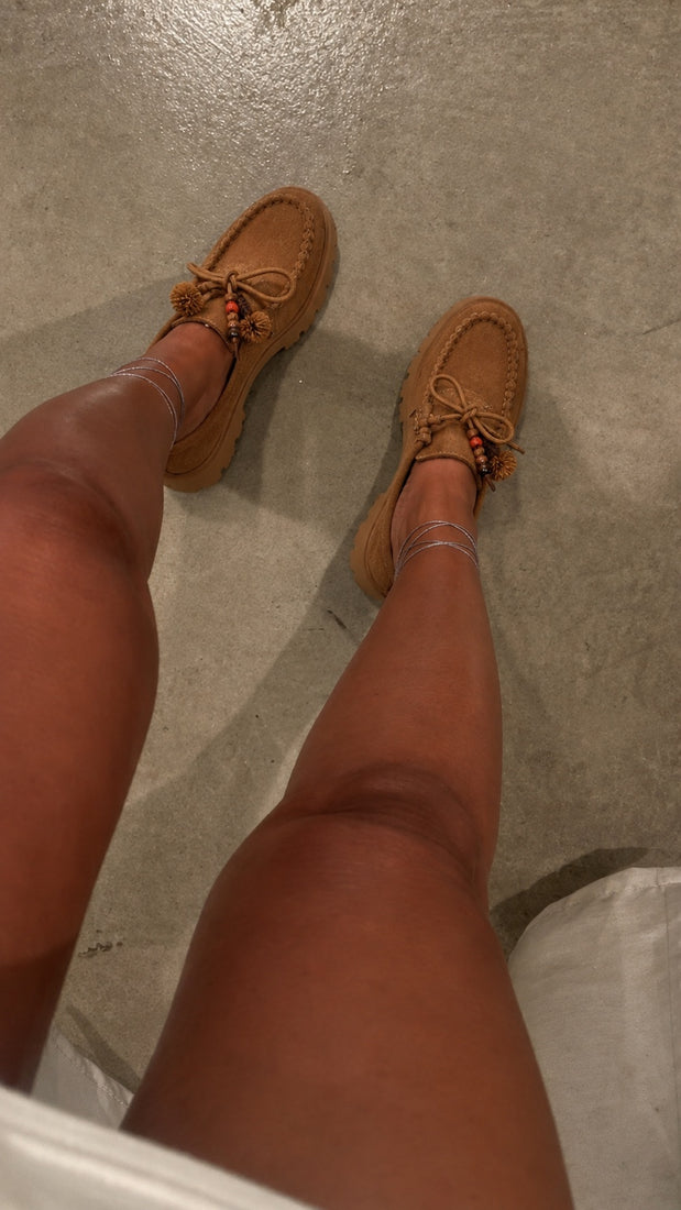 Mocassins Camel Boho Camel