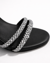 Sandália Black Crystal Wrap