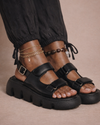 Sandalia Urban Chunky — Negro Core