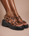 Wild Leopard Platform Sandal