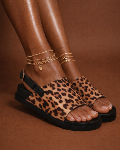 Sandalia Chic Leopardo