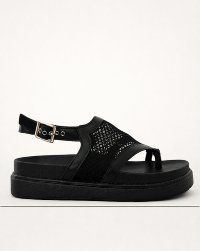 Sandalia Urban Mesh – Negro