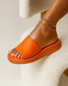Sandalia Lira Naranja