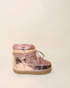 Bota rosa satinada