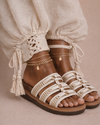 Sandalia Ivory Weave – Beige Natural