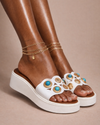 Ivory Turquoise Platform