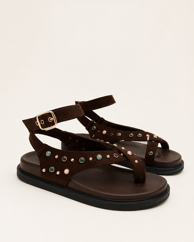 Sandália Boho Luxe Brown