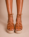Évora Premium Platform Sandal Camel