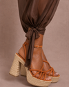 Sandália Plataforma Capri Terracota