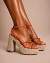 Sandália Plataforma Capri Terracota