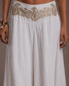 Golden Paisley Linen Pants – Exclusive