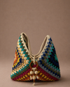 Boho Crochet Statement Bag