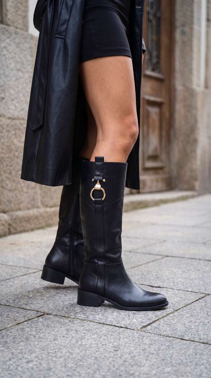 Botas Kensington — Preto