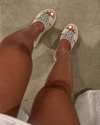 Sandália Plataforma Amora beige