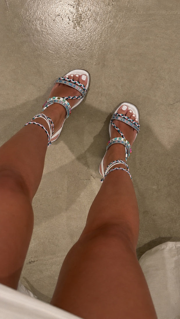 Sandálias Amora Ibiza Multicolor