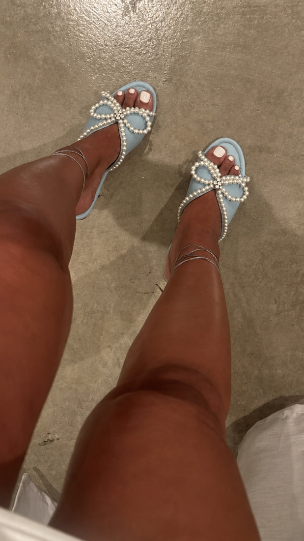 Sandália Celeste Pearl