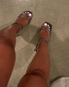 Sandalias Crystal Noir