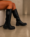 Botas Chelsea Buckle Black