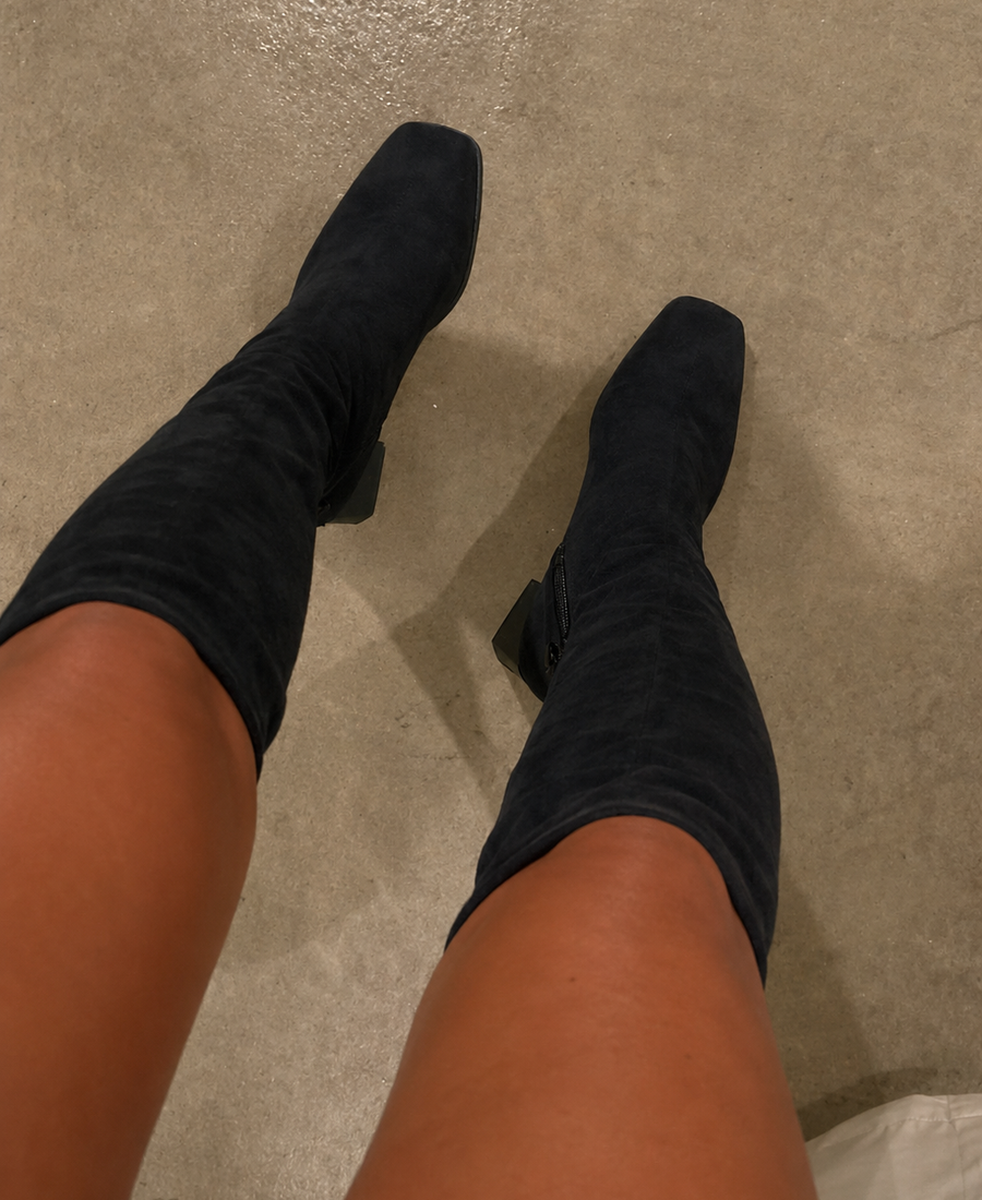 Bota Over The Knee Noire