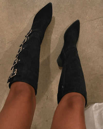 Bota Buckle Noir