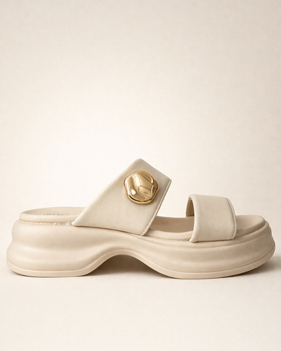 Sandália Soft Gold – Nude Sculpt