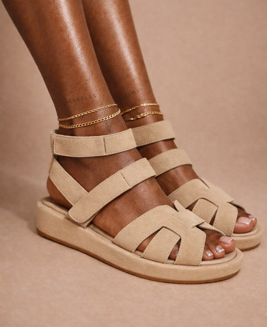 Sandalia Desert Layers – Nude Soft