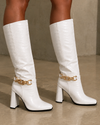 Bota Alta Éclat White