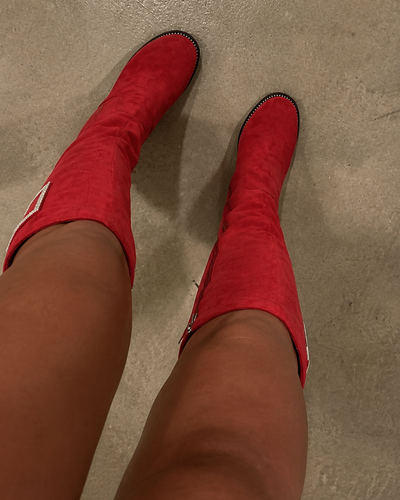 Bota Scarlett Red