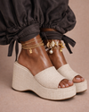 Ivory Linen Platform