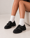 Sapato Preto Verniz Double