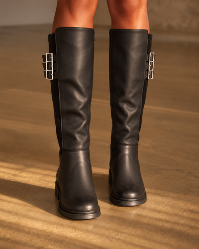 Botas Chelsea Buckle Black