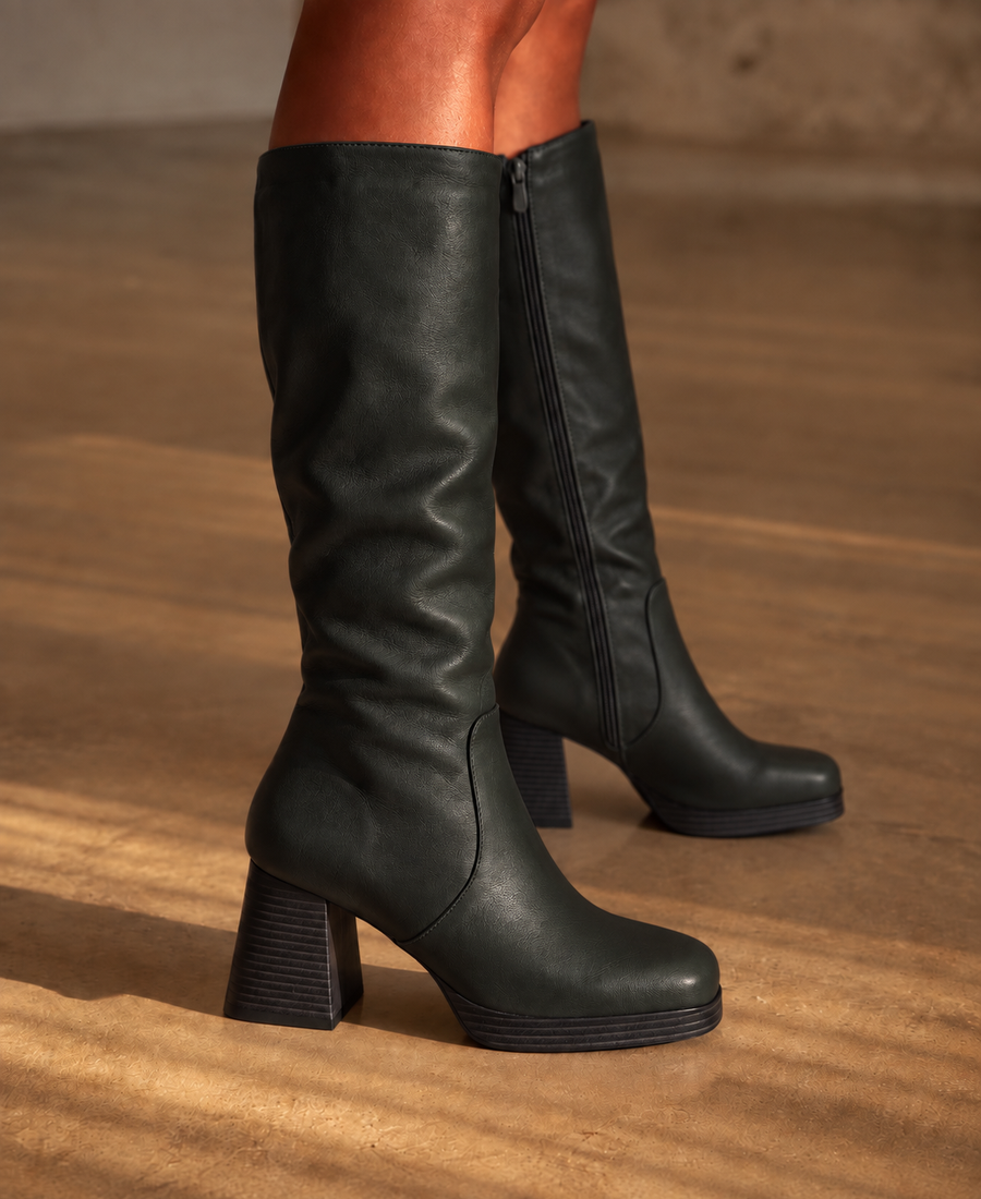 Bottines Valentina Vert Foncé