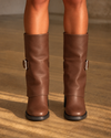 Stivale Siena con fibbia Brown