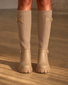 Bota Siena Knit Beige