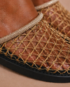 Golden Mesh Mule – Beige